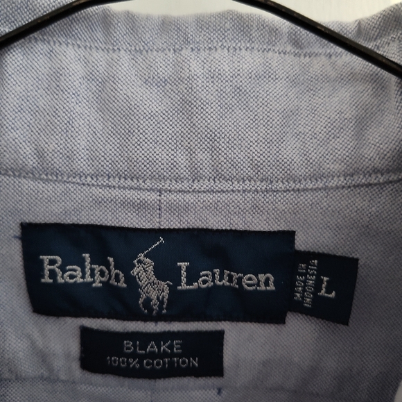 Men's Ralph Lauren Classic Light Blue Shirt Scottie Dogs - Picture 5 of 5